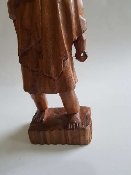Wood Carved African Man