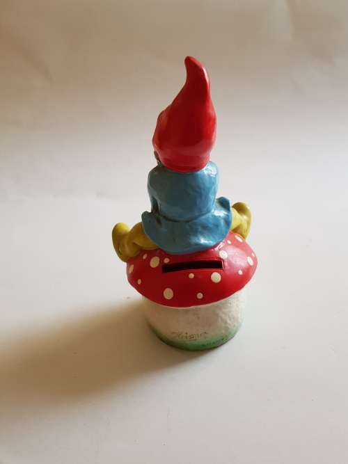 Vintage Heissner Gnome Saving Bank, West Germany