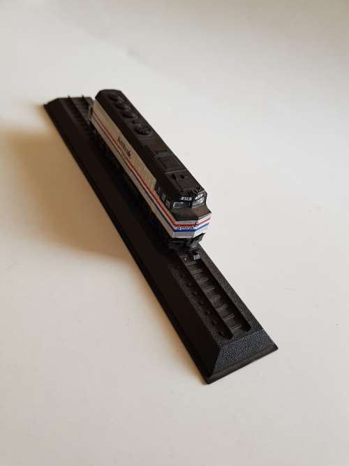Amtrak Model Diesel Locomotive, 375, F40PH, 1976, N 1:160, Amer Com Collection