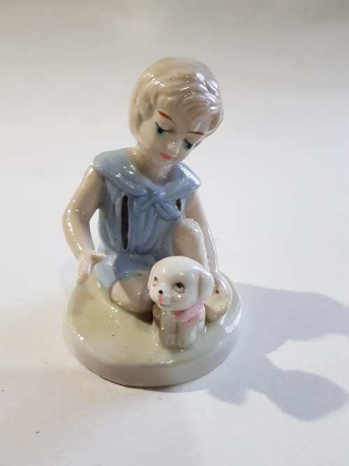 Porcelain ornament, Puppy Love, Heritage Porcelain