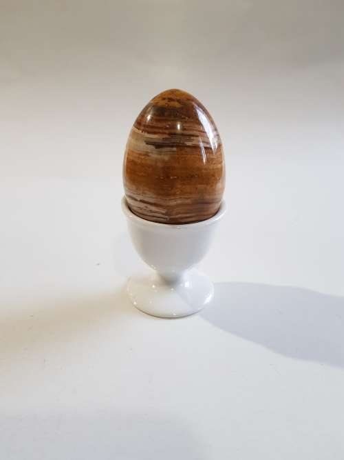 Stone Egg, Polished Stone, Quartz Crystal, Healing