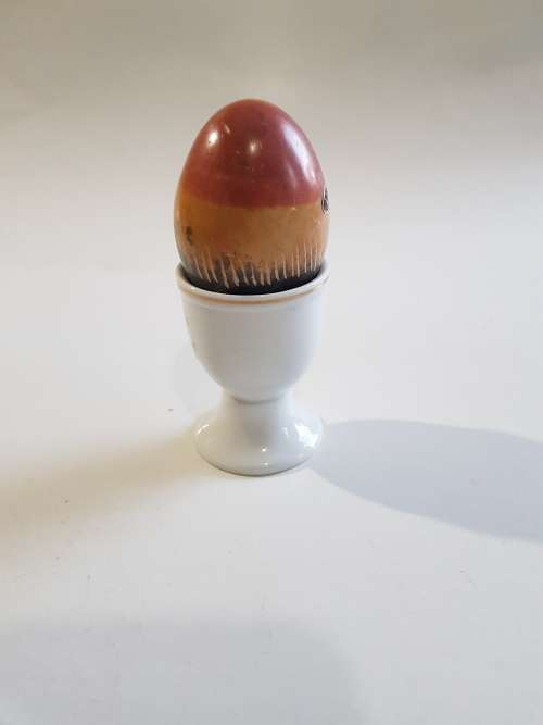 Stone Egg, Polished Stone With Carving, Quartz Crystal, Healing