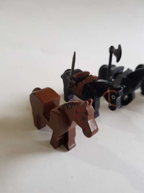 Lego Horse, Minifigures x 5