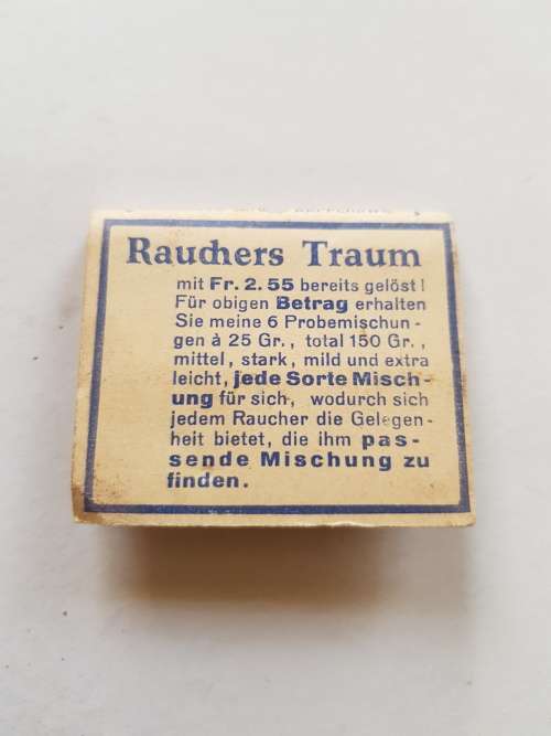 Vintage Tabak-u-Cigarettenfabriek Michali Matchbook