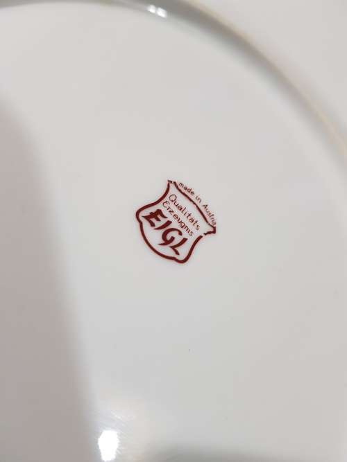 Collector Porcelain Plate with Cities Crests, Austria, EIGL