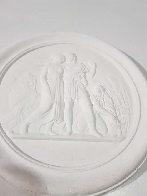 Chalkware, Plain, Wallplate, Adam & Eve