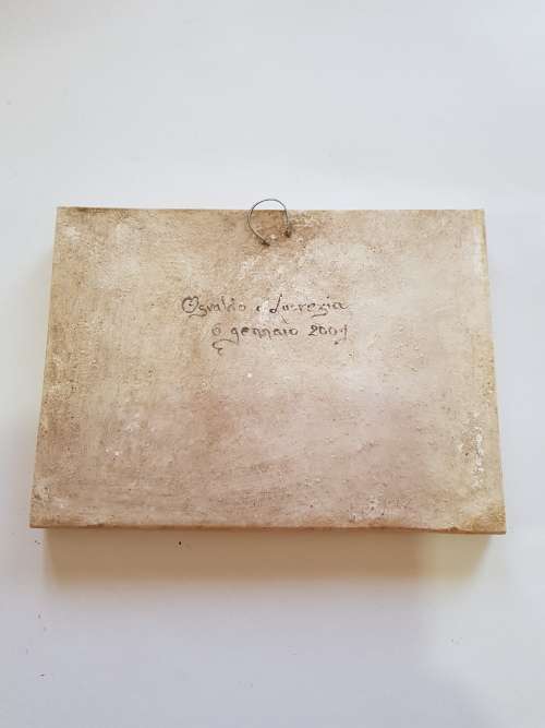 Ceramic Wallplate, Made in Italy, 3D