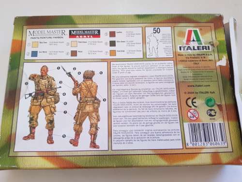 US Paratroopers, 101st Airbourne, WW II, No. 6063, 1/72, 35 pieces
