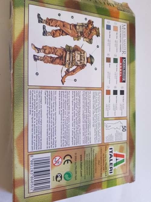 British Infantry, The Kings Regiment, WW II, No. 6056, 1/72, 47 pieces