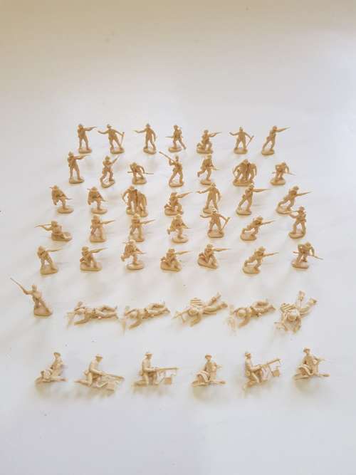 British Infantry, The Kings Regiment, WW II, No. 6056, 1/72, 47 pieces