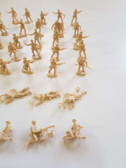 British Infantry, The Kings Regiment, WW II, No. 6056, 1/72, 47 pieces