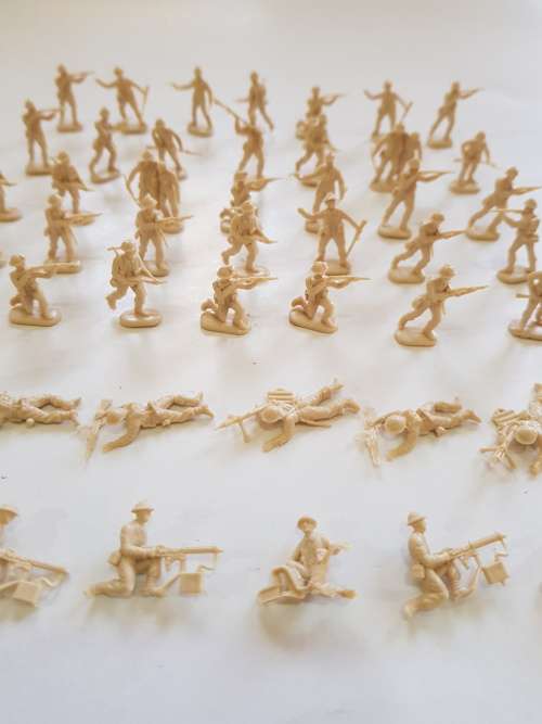 British Infantry, The Kings Regiment, WW II, No. 6056, 1/72, 47 pieces