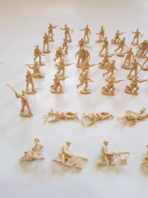 British Infantry, The Kings Regiment, WW II, No. 6056, 1/72, 47 pieces