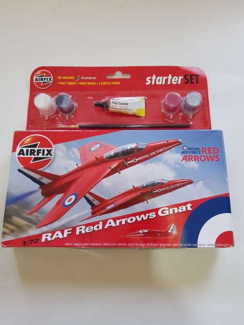 Airfix, RAF Red Arrows Gnat, 1:72, A55105