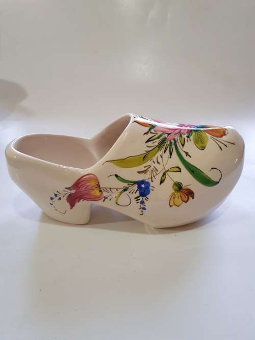 Large Porcelain Shoe, Made in Italy, Length - 28cm