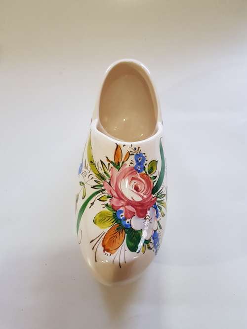 Large Porcelain Shoe, Made in Italy, Length - 28cm