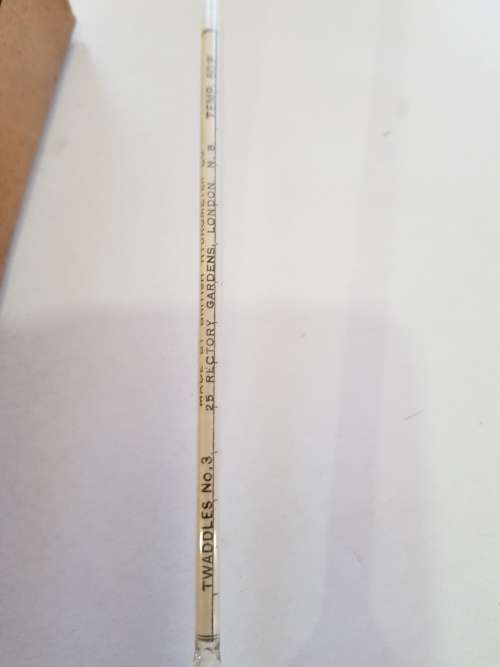 Vintage Hydrometer, Specific Gravity Hydrometer, Twaddles No. 3, 48 - 74, British Hydrometer Co.