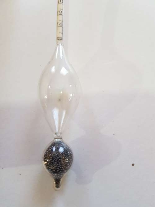 Vintage Hydrometer, Specific Gravity Hydrometer, Twaddles No. 3, 48 - 74, British Hydrometer Co.