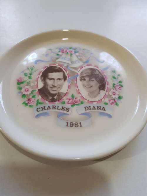 Charles & Diana Commemorative Plate, D - 13cm