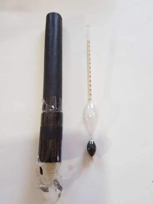 Vintage Hydrometer, Specific Gravity Hydrometer, Twaddells No. 1, 0 - 24