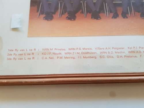 Air Force Gymnasium Framed Photo, Basic Regiment Training, 1982