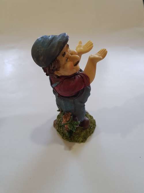 Old Man Dancing Figurine, Ornament