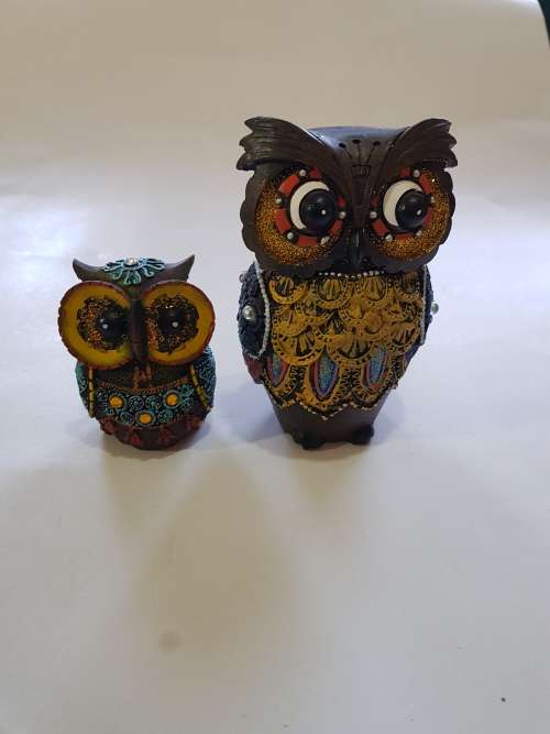Pair of Decorative Owls