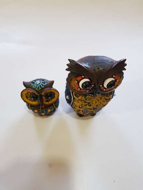 Pair of Decorative Owls