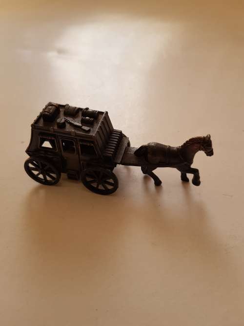 Metal Horse & Carriage, Made in Hong Kong