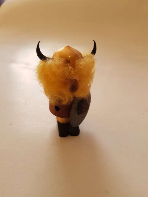 Wood & Metal Viking Ornament, Goula, Spain