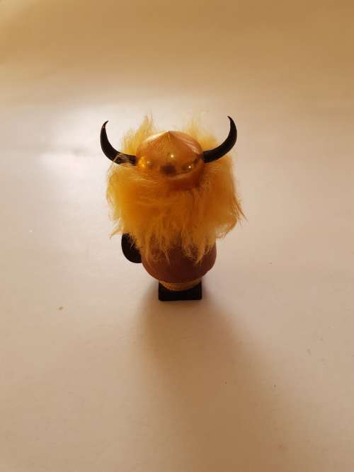 Wood & Metal Viking Ornament, Goula, Spain