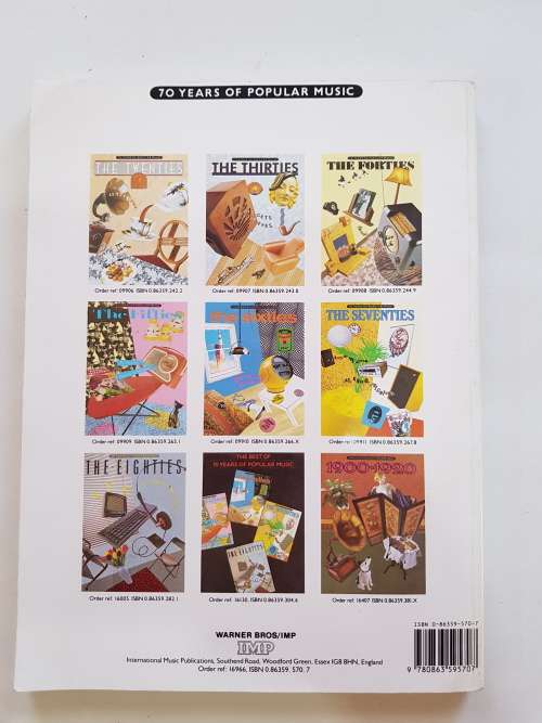 The Eighties Part Two, Music/Song Sheets