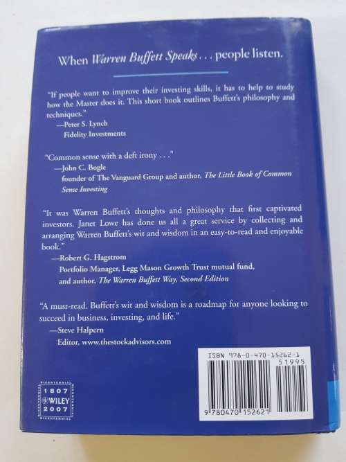 Warren Buffett Speaks by Janet Lowe