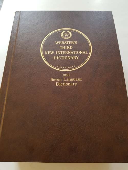 Webster's Third New International Dictionary, Vol. 1 - 3