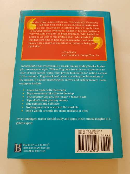 Trading Rules, Strategies for Success, William F. Eng
