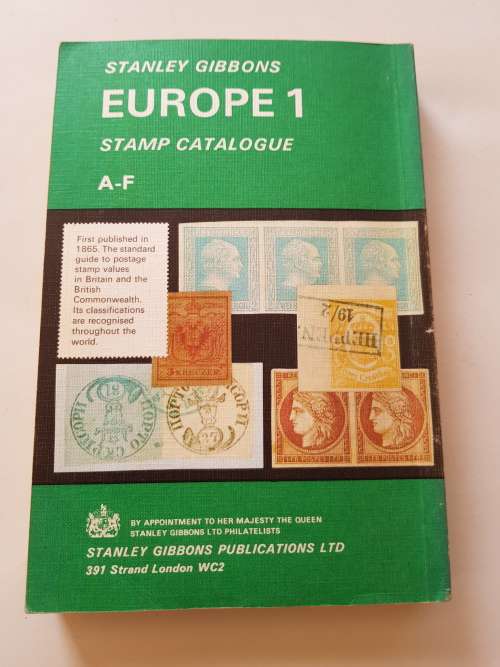 Stanley Gibbons, Europe 1, Stamp Catalogue, Third Edition, A-F
