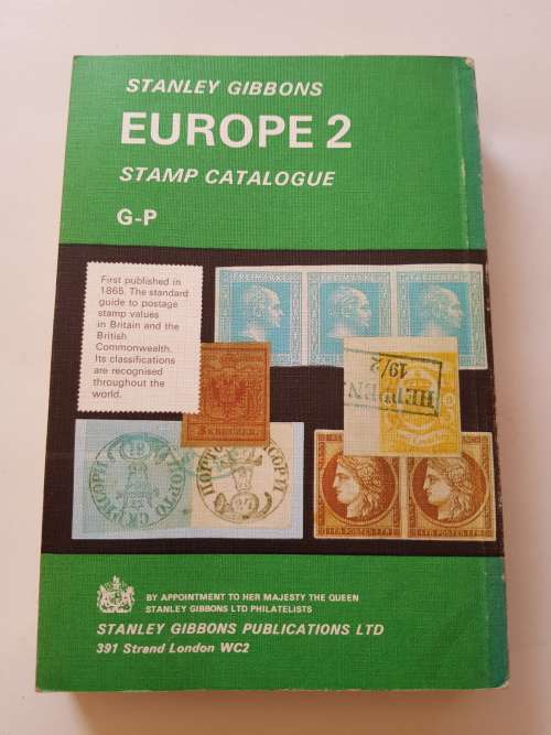 Stanley Gibbons, Europe 2, Stamp Catalogue, Third Edition, G-P