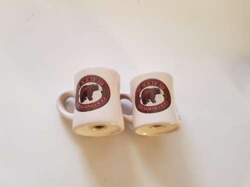 Porcelain Salt & Pepper Shakers, Black Bear Trading
