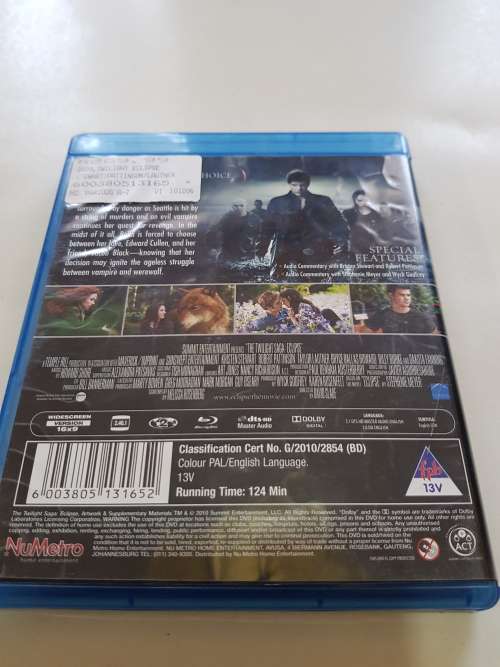 Blu-ray Disc, The Twilight Saga, Eclipse