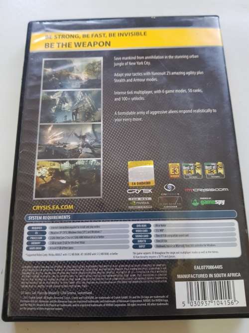 Crysis 2, PC DVD Rom