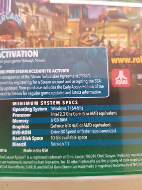 Roller Coaster Tycoon World, PC DVD