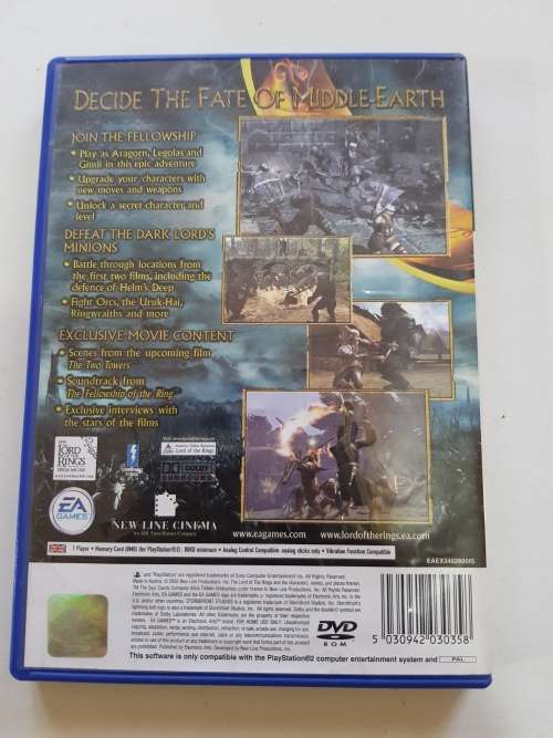 Playstation 2, The Lord of the Rings, The Two Towers