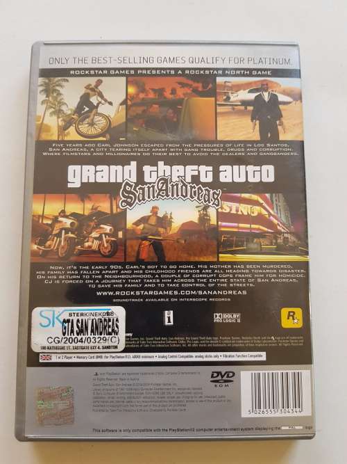 Playstation 2, Grand Theft Auto, San Andreas