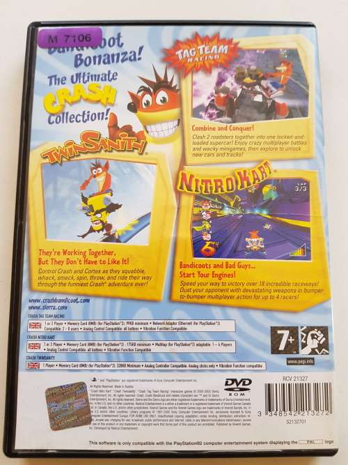 Playstation 2, Crash Bandicoot Action Pack