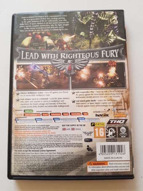 Warhammer 40 000, Dawn of War II, PC DVD