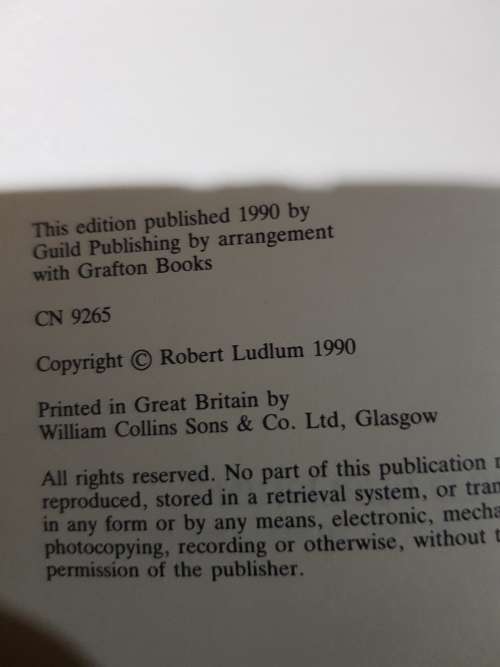 Robert Ludlum, The Bourne Ultimatum, Hardcover