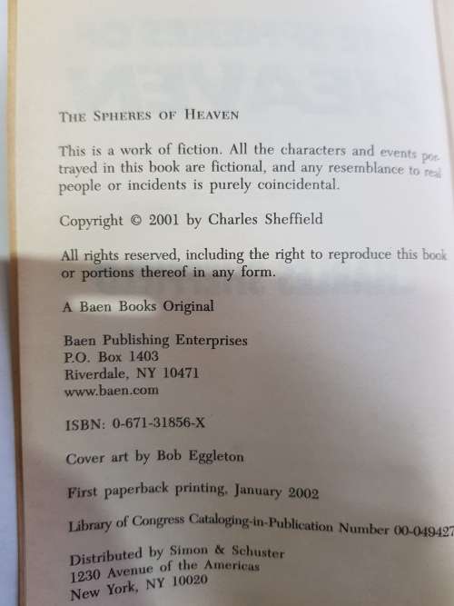 Charles Sheffield, The Spheres of Heaven