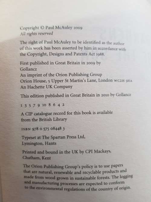 Paul McAuley, Gardens of the Sun
