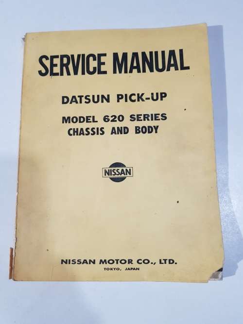 Datsun Pick-Up, Model 620 Series Sercice Manual