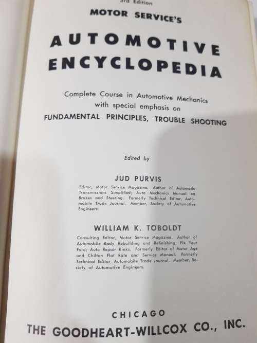 Motor Service`s Automotive Encyclopedia